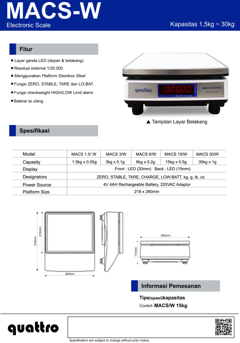 timbangan digital 30kg